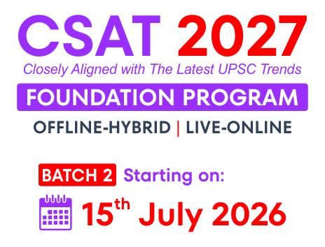 UPSC CSAT Foundation Course 2027