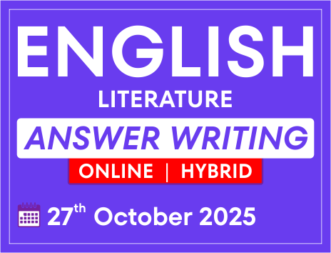 English Literature Answer Writing