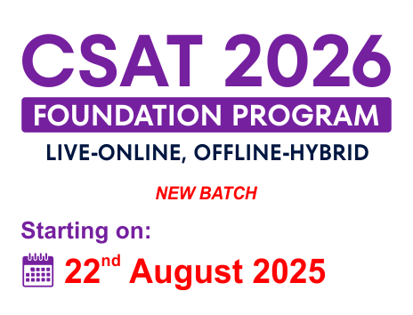 UPSC CSAT Foundation Course 2026