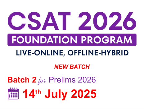 CSAT 2026 Foundation Program