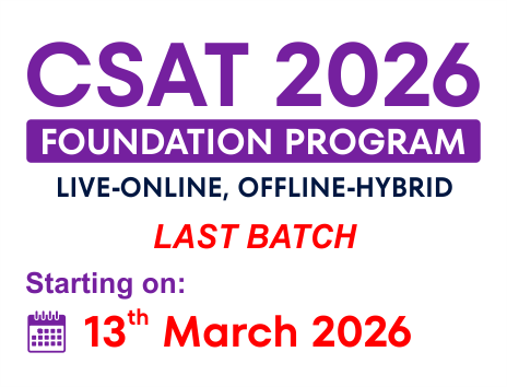 UPSC CSAT Foundation Course 2026