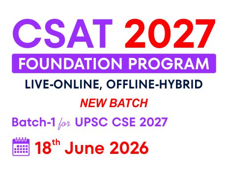 UPSC CSAT Foundation Course 2027