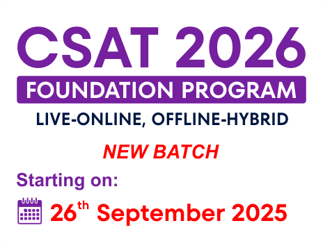 UPSC CSAT Foundation Course 2026