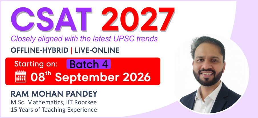 UPSC CSAT Foundation Course 2027
