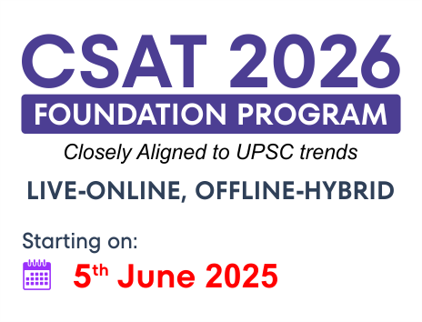 CSAT 2026 Foundation Program