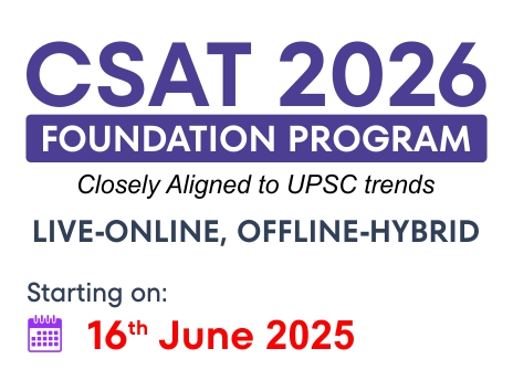 CSAT 2026 Foundation Program