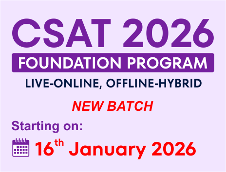 UPSC CSAT Foundation Course 2026