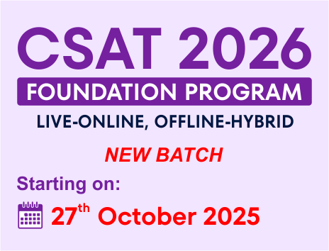 UPSC CSAT Foundation Course 2026