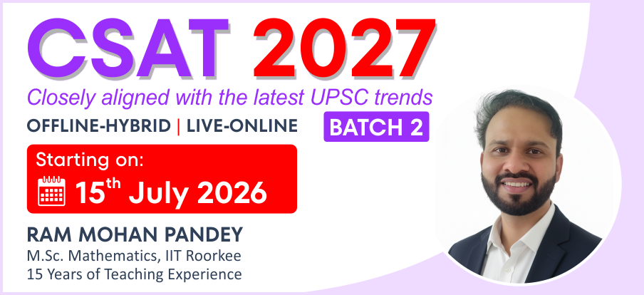 CSAT Course for UPSC Prelims 2027