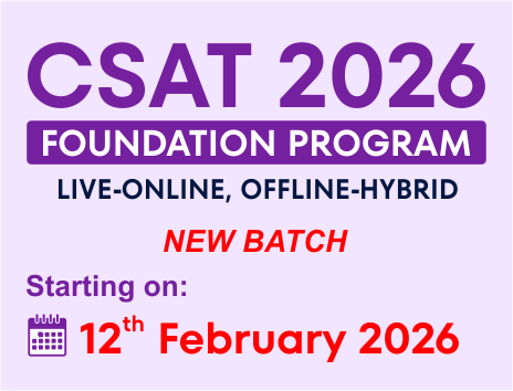 UPSC CSAT Foundation Course 2026